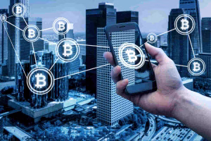 Red de cajeros automáticos de Bitcoin conectada a través de blockchain