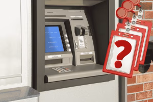 Uso de identificación en un cajero automático de Bitcoin