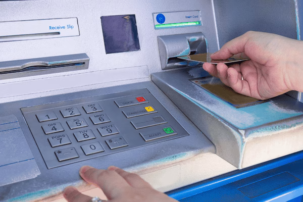 Using Bitcoin ATM With Keypad And Card Slot