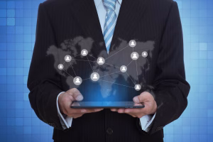 Empresario que permite la interoperabilidad global para pagos transfronterizos seguros