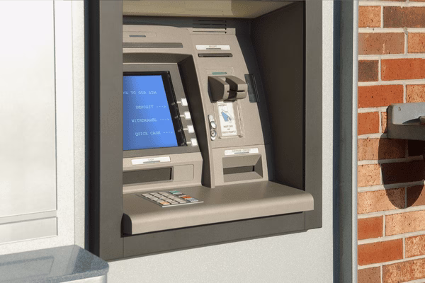 Cajero automático de Bitcoin integrado en la pared exterior
