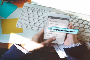 Recordatorio de pago móvil para transferencias transfronterizas
