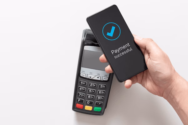 Pago transfronterizo mediante terminal móvil sin contacto
