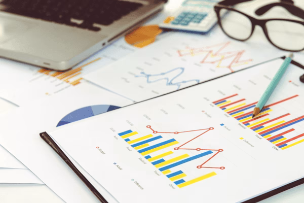 Gráficos y análisis de negocios de pagos transfronterizos
