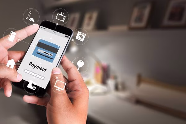 Mobile app processing Cross Border Payments for online purchases.