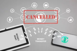 Cancelar una transferencia de dinero