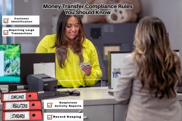 Normas de cumplimiento para recibir transferencias de dinero