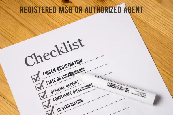 Cómo identificar un MSB registrado o un agente autorizado
