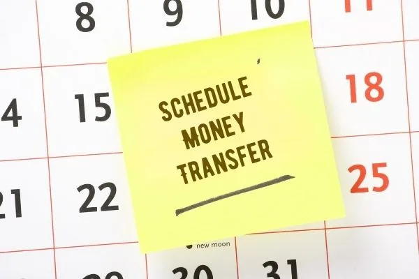 Planning a Money Transfer Transaction in Advance 