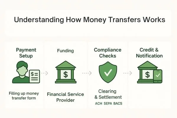 Entendiendo cómo funcionan las transferencias de dinero