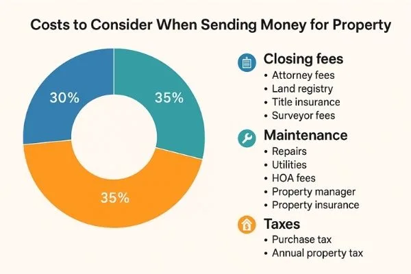 Costs to Consider When Sending Money for Property Purchases