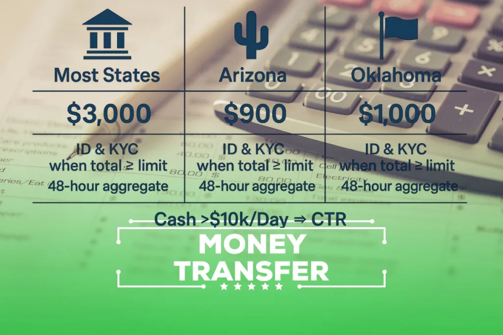 Límite diario en transferencias de dinero