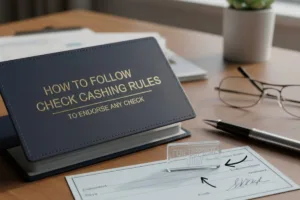 Guía sobre normas de cobro de cheques y seguridad de endoso
