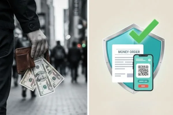 How money orders provide safety when travelling