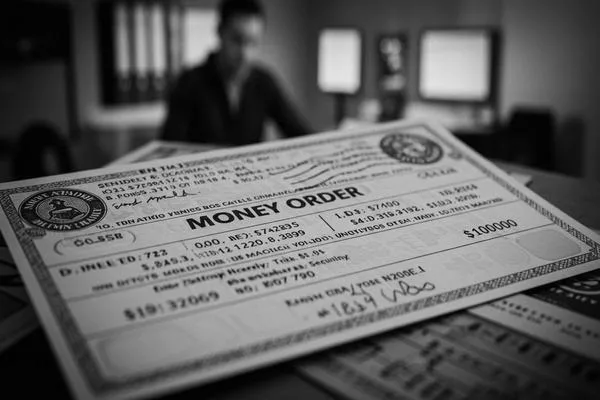  Large money order showing potential misuse for laundering
