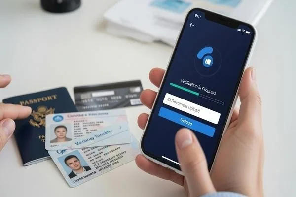 Customer ID verification process for money transfer compliance