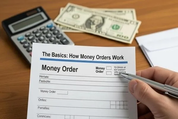 Cómo completar un giro postal con los detalles del pago 

