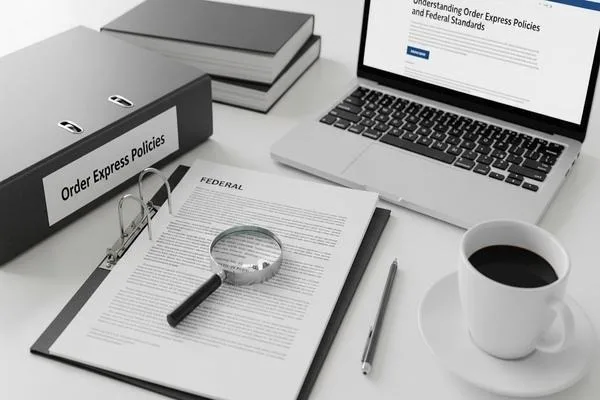 Cómo revisar las políticas de Order Express y los estándares federales de cumplimiento
