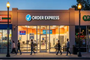 Order Express storefront offering reliable check cashing services