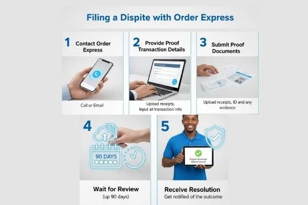 Steps to dispute unauthorized Money Order issue