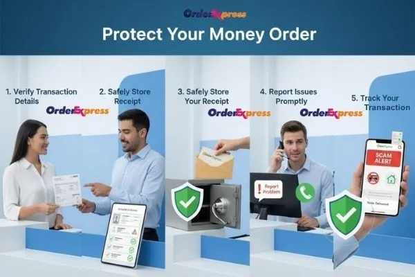 Steps to protect and track Money Order