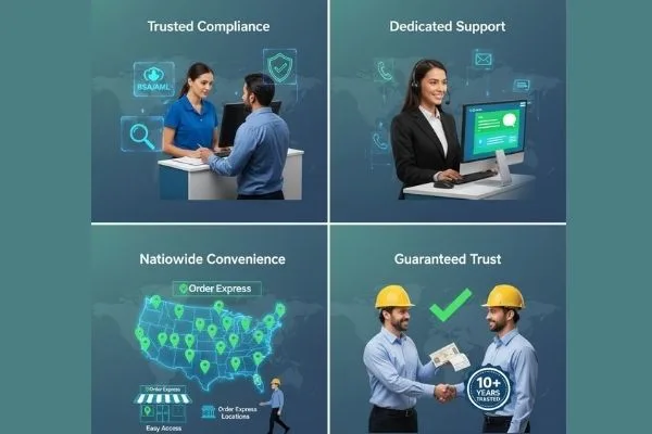 Trusted money order payments with compliance assurance