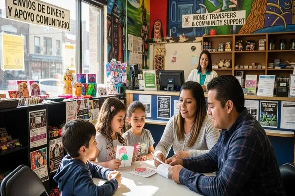 Local family using Money Transfer in Chicago Pilsen