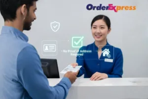 Cliente cobrando giro postal con identificación