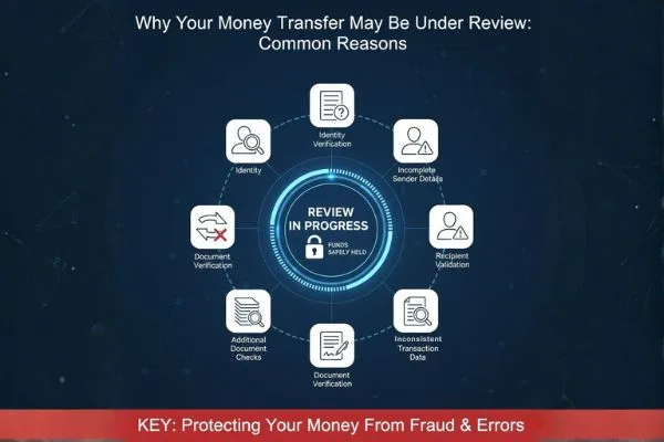 Money Transfer review reasons and security checks