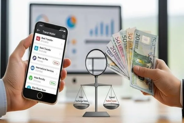 Comparando métodos de transferencia de dinero para obtener un mayor valor global. 
