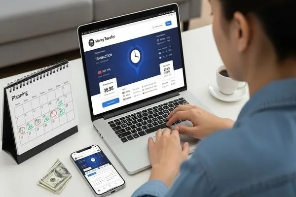 User analyzing timing for Gainesville money transfer decision
