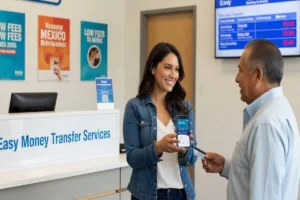Cliente enviando dinero en Salinas con facilidad