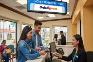 Servicio eficiente de transferencia de dinero en la sucursal de Huntington Park