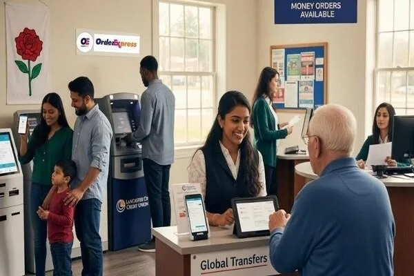Residentes de Lancaster que reciben asistencia guiada para transferencias de dinero