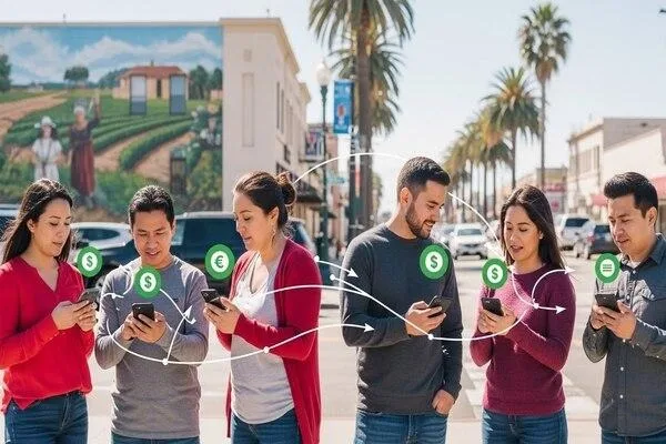 Residents in Salinas using simple money transfer options