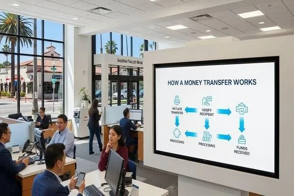 Salinas customers learning how money transfer works