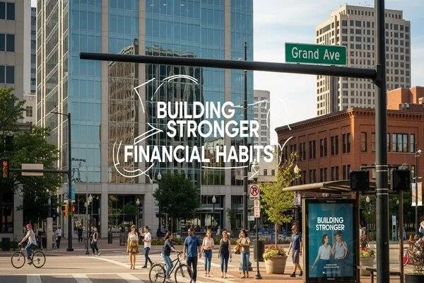 Building stronger financial habits on Des Moines Grand Ave
