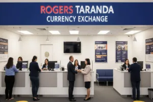 Servicios de cambio de divisas dentro de la ubicación de Rogers Taranda