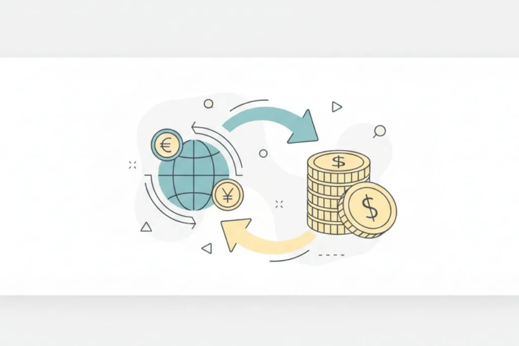 Cambio de divisas fácil en quioscos locales