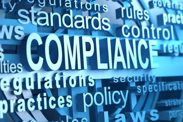 Currency exchange compliance standards shown through regulatory policy visuals