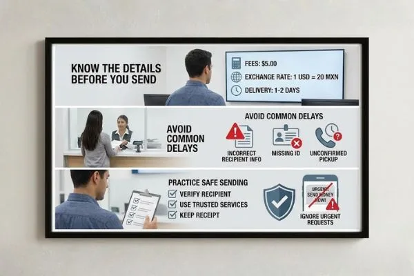 Money transfer safety tips and warnings