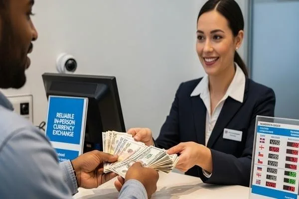 Reliable in person currency exchange service benefits
