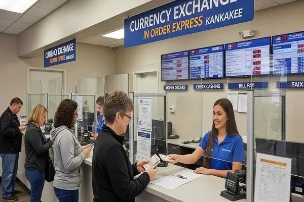 Customers relying on Order Express Kankakee currency exchange