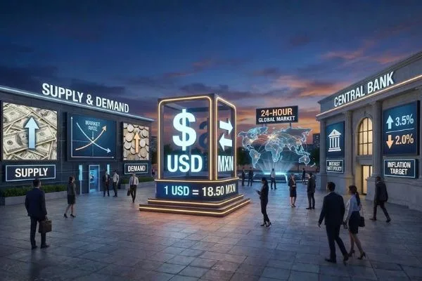 Oferta y demanda de divisas y bancos centrales