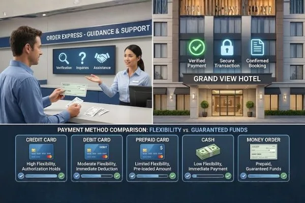 Money Order hotel payment guidance and acceptance overview