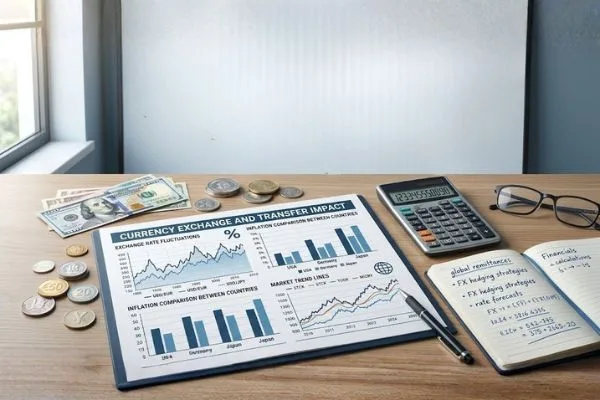 Money Transfer exchange rate market analysis