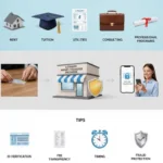 Opciones de transferencia de dinero para pagos de servicios