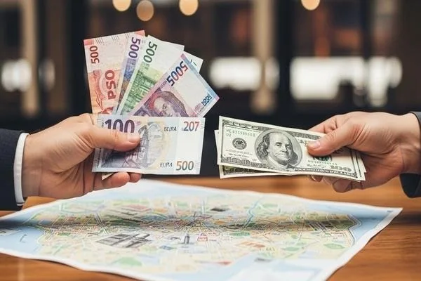 Currency exchange transaction influenced by local demand
