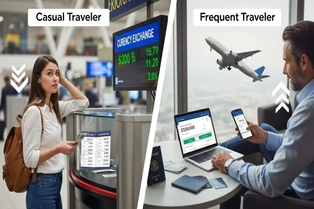 Estrategias de cambio de divisas para viajeros ocasionales y frecuentes