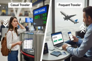 Estrategias de cambio de divisas para viajeros ocasionales y frecuentes